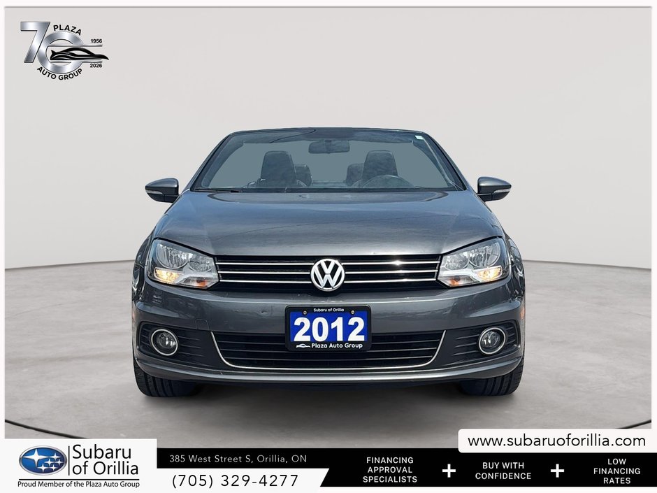 2012 Volkswagen EOS COMFORTLINE CONVERTIBLE | HEATED SEATS | ONLY 133,000KMS | TURBO | NO ACCIDENTS |
