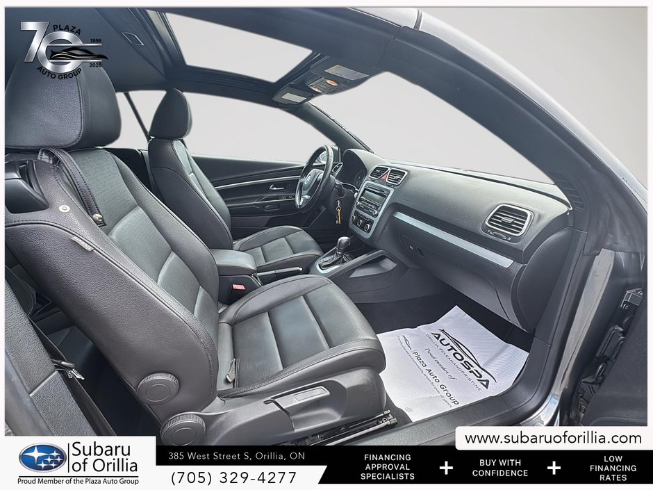 2012 Volkswagen EOS COMFORTLINE CONVERTIBLE | HEATED SEATS | ONLY 133,000KMS | TURBO | NO ACCIDENTS |