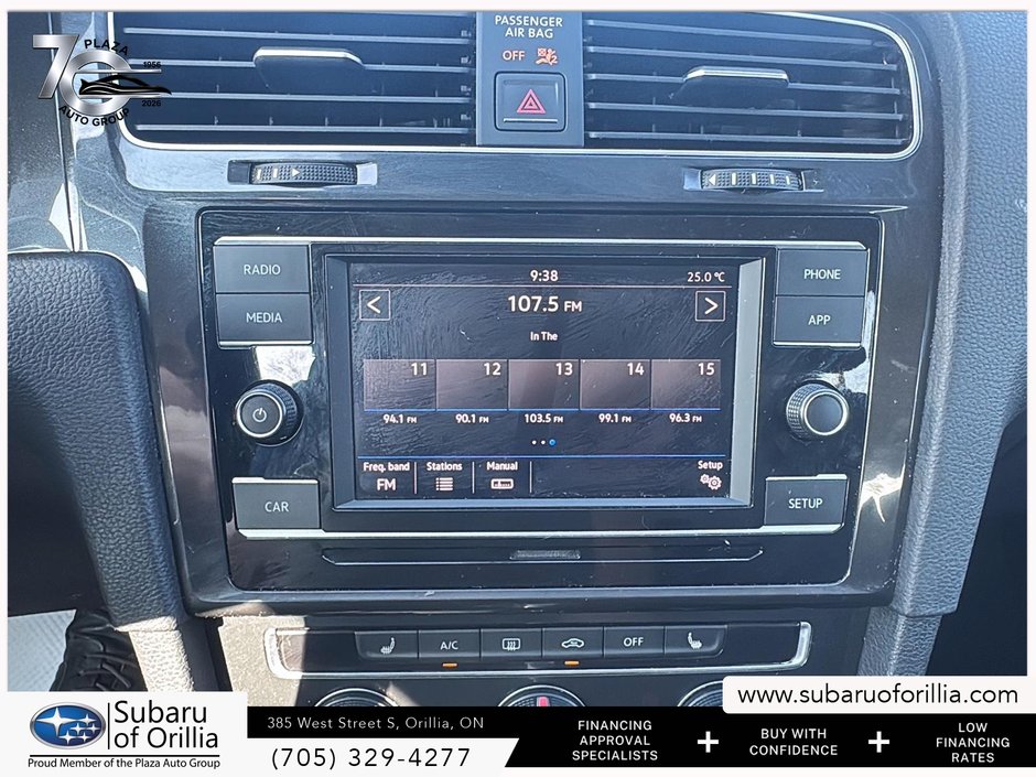 2018 Volkswagen GOLF TRENDLINE | APPLE CARPLAY & ANDROID AUTO | AUTOMATIC | HEATED SEATS | 6.5