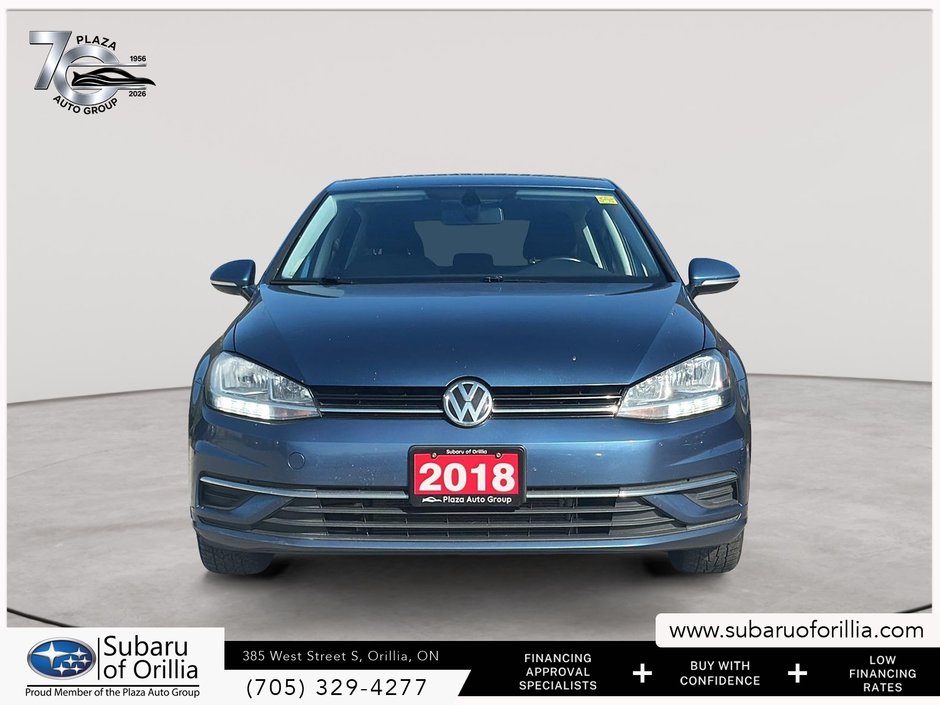 2018 Volkswagen GOLF TRENDLINE | APPLE CARPLAY & ANDROID AUTO | AUTOMATIC | HEATED SEATS | 6.5