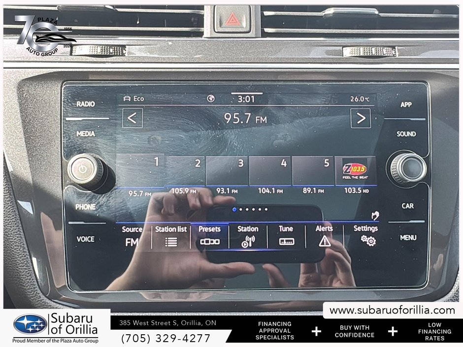2023 Volkswagen Tiguan Comfortline R-Line Black Edition | DUAL ZONE CLIMATE CONTROL | HEATED SEATS | SELECTABLE DRIVE MODES | SUNROOF |