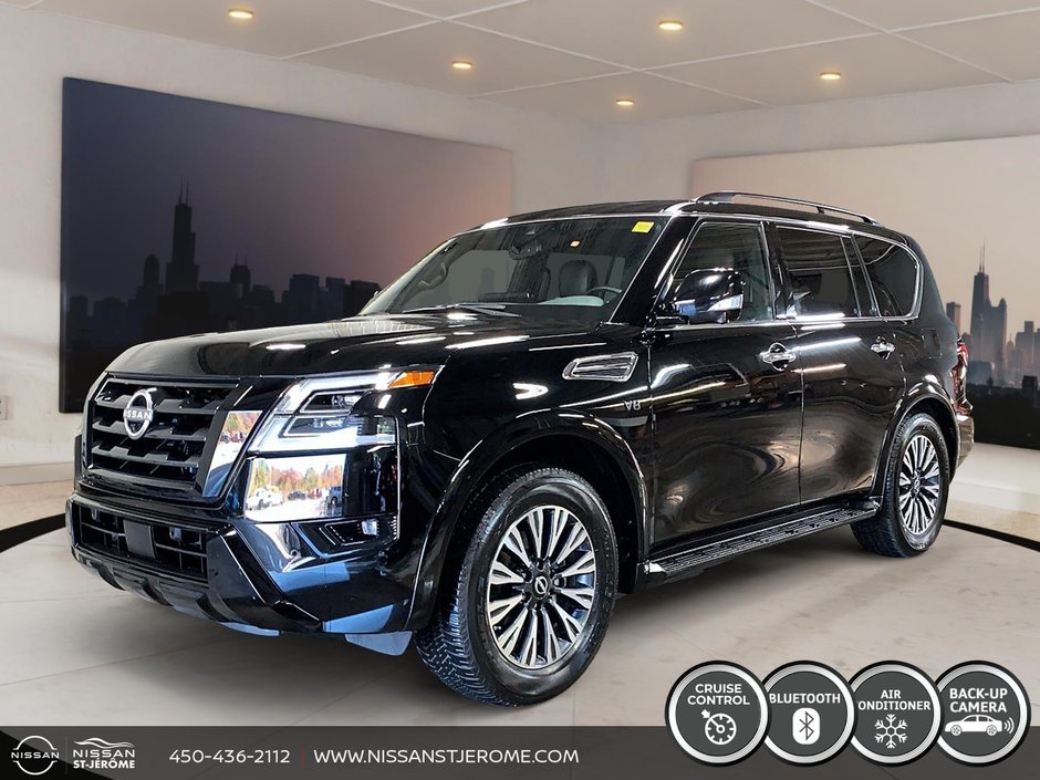 2022 Nissan Armada SL V8 MAGS TOIT OUVRANT NAVIGATION CUIR BOSE CAM in Charlemagne, Quebec