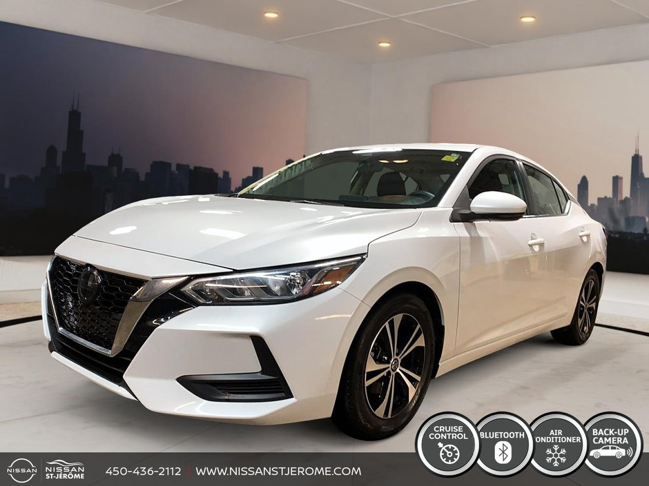 2021 Nissan Sentra SV MAGS TOIT OUVRANT SIÈGES CHAUFFANTS CAMÉRA BLUE in Charlemagne, Quebec