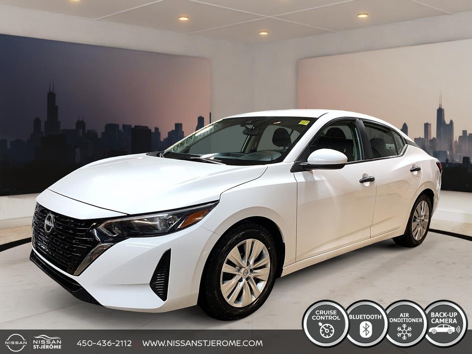 2025 Nissan Sentra S AUTOMATIQUE A/C BLUETOOTH CAMÉRA RECUL in Charlemagne, Quebec