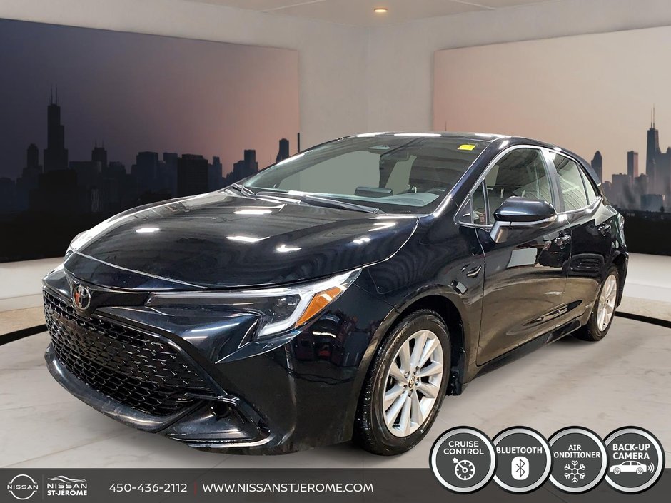 2023 Toyota Corolla Hatchback BASE AUTOMATIQUE 4 CYL 2.0 LITRE A/C BLUETOOTH in Saint-Jérôme, Quebec