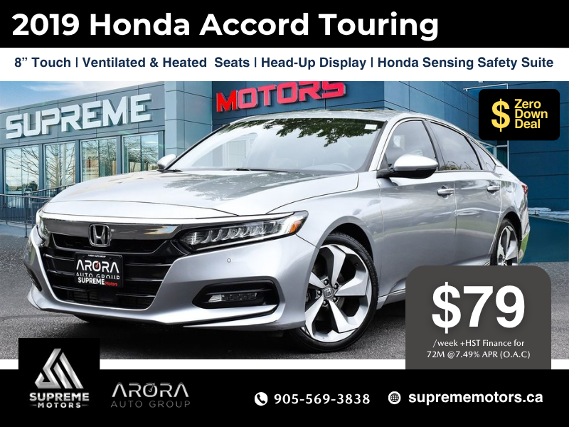2019 Honda Accord Sedan Touring in Mississauga, Ontario