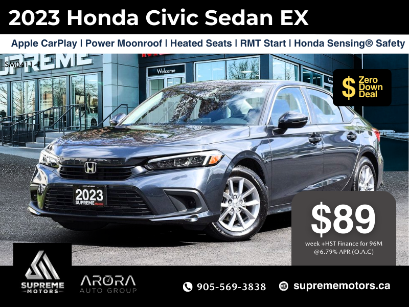 2023 Honda Civic Sedan EX in Mississauga, Ontario