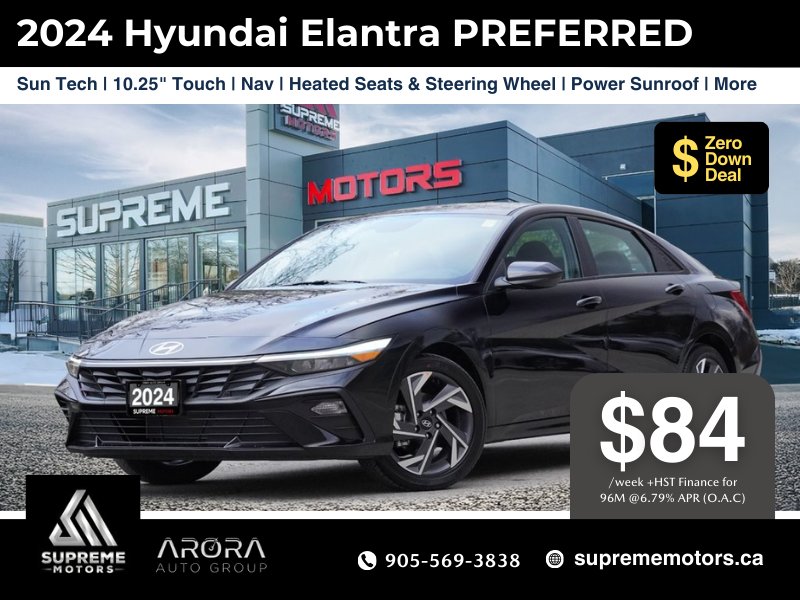 2024 Hyundai Elantra Preferred in Mississauga, Ontario