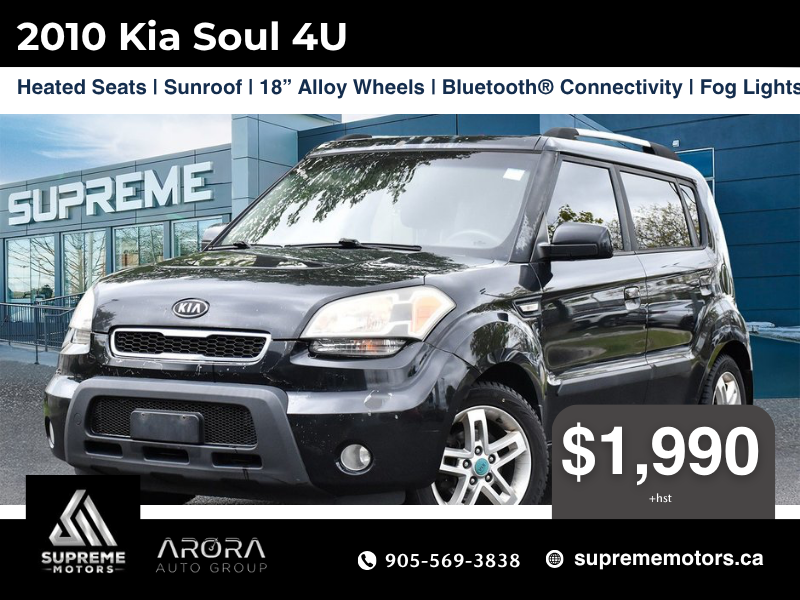 2010 Kia Soul 4U in Mississauga, Ontario