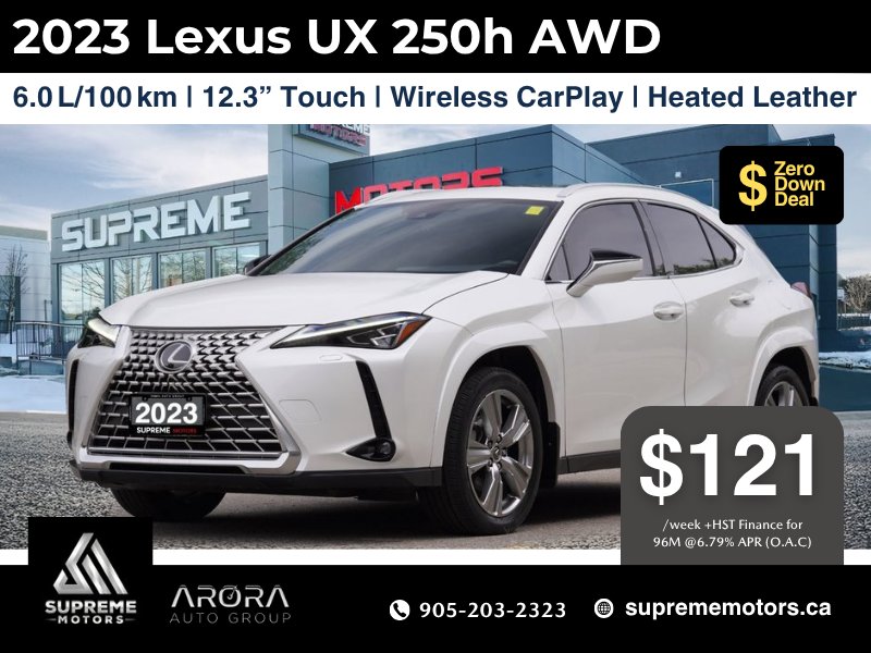 2023 Lexus UX 250H in Mississauga, Ontario