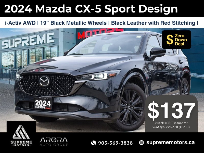 2024 Mazda CX-5 SPORT DESIGN in Mississauga, Ontario