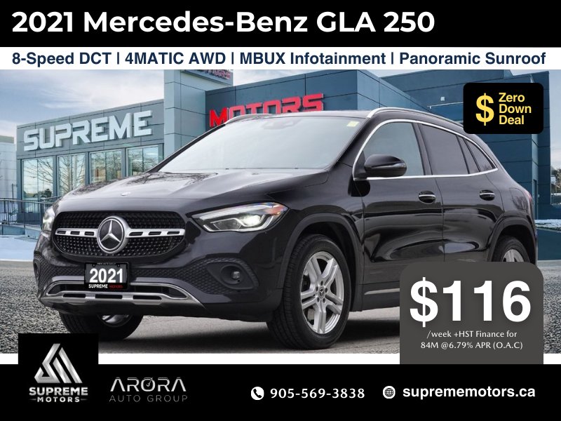 2021 Mercedes-Benz GLA 250 in Mississauga, Ontario