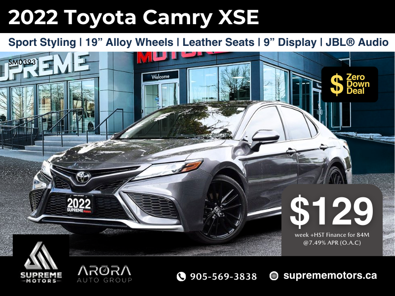 2022 Toyota Camry XSE in Mississauga, Ontario