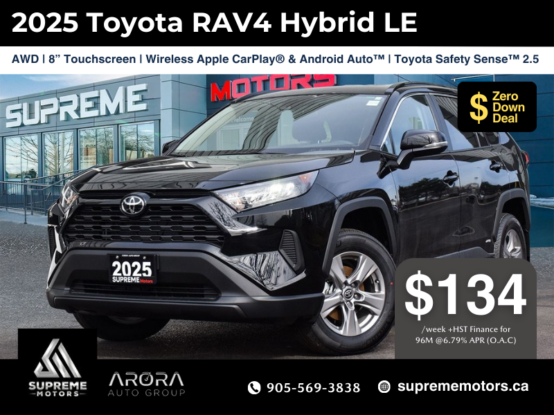 2025 Toyota RAV4 Hybrid LE in Mississauga, Ontario