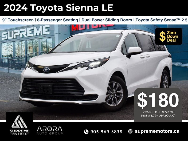 2024 Toyota Sienna LE in Mississauga, Ontario