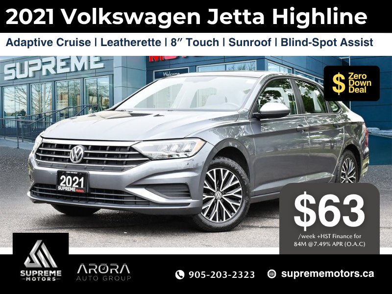 2021 Volkswagen Jetta Highline in Mississauga, Ontario