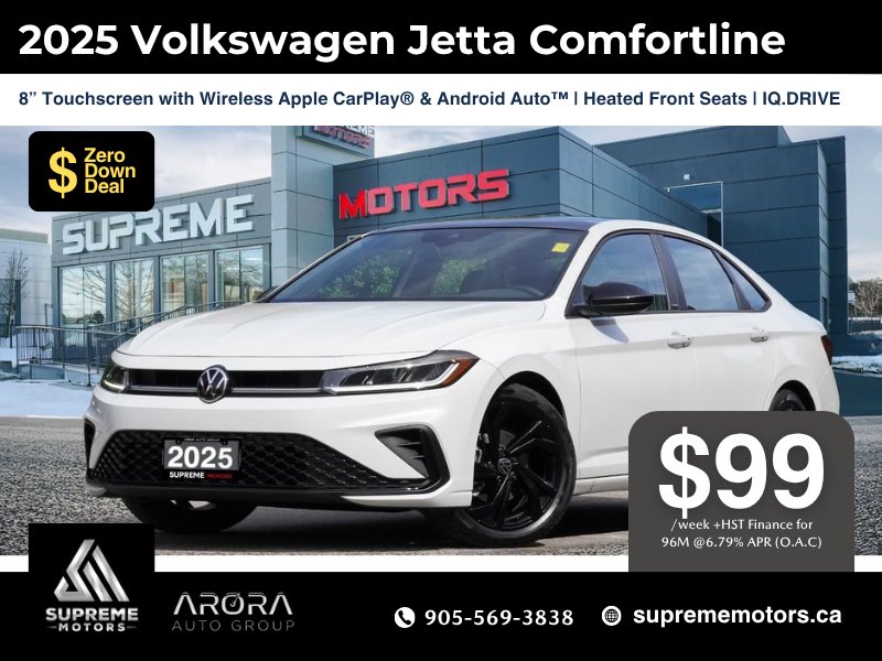 2025 Volkswagen Jetta COMFORTLINE in Mississauga, Ontario