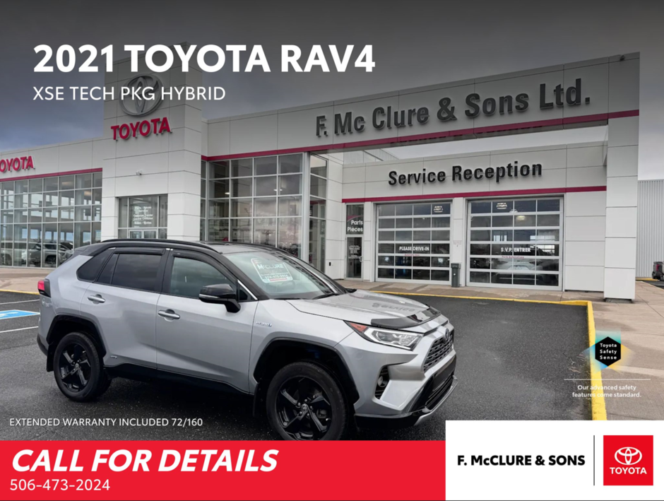 RAV4 Hybrid XLE 2021 à Grand-Sault, Nouveau-Brunswick