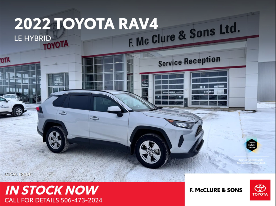 Toyota RAV4  2022 à Grand-Sault, Nouveau-Brunswick