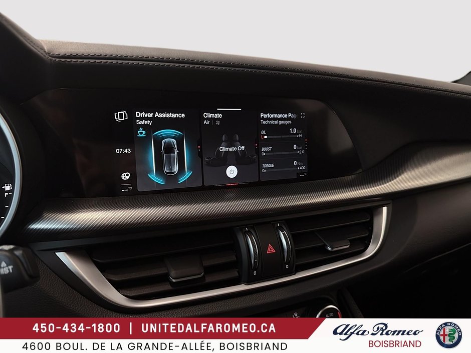 Alfa Romeo Stelvio VELOCE,NEUF,PANO NAVI FULL, LOC DISPO 2023-18