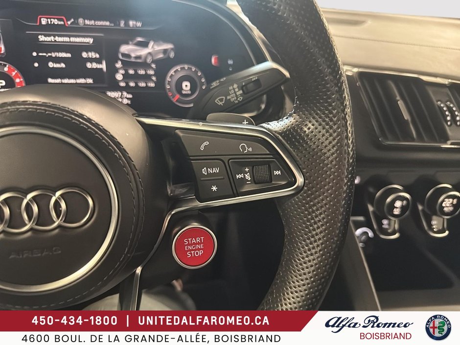 2017 Audi R8 V10,CONVERTIBLE,BAS KILO-14