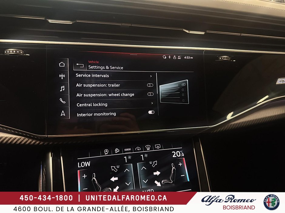 2022 Audi RS Q8 BANG OLUFSEN, VOLANT ELCANTARA FULL-28