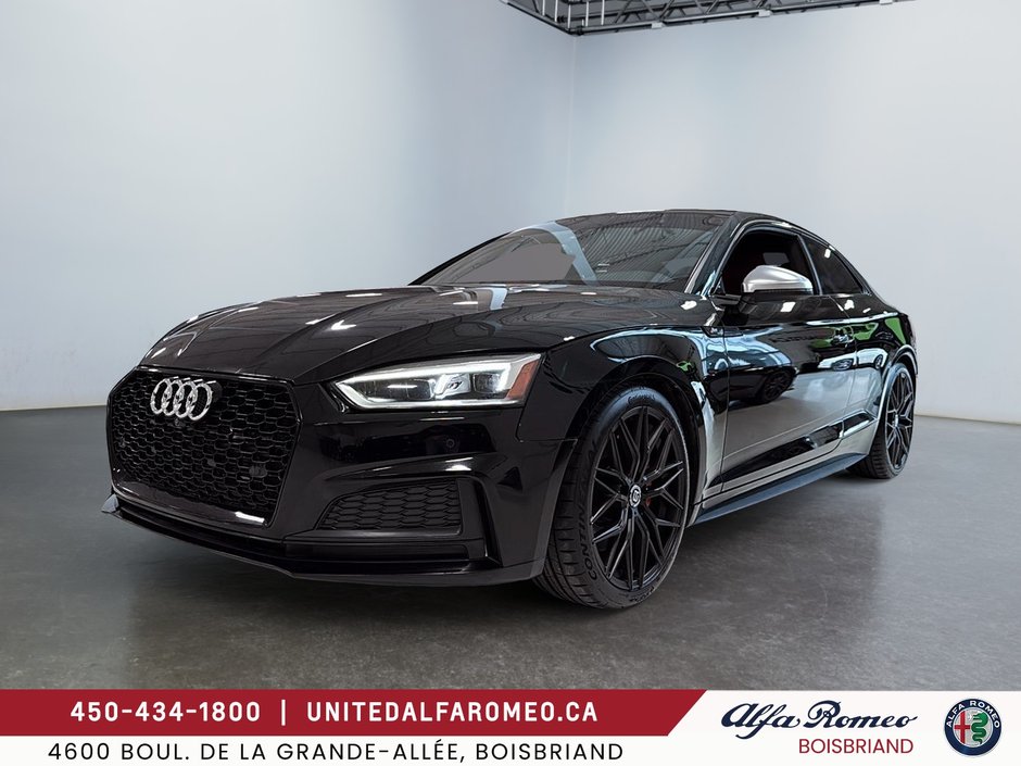 2018 Audi S5 Coupe Technik,S5,INT ROUGE TRES PROPRE-0