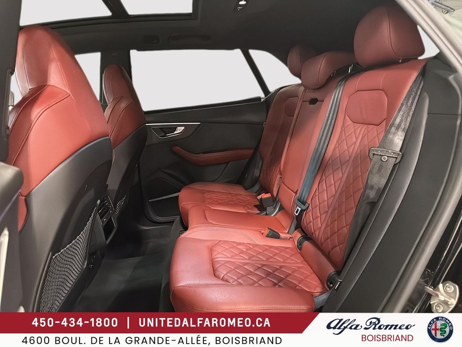 Audi SQ8 ,PNEUS 23P,SPORT EXAUST,INT ROUGE FULL 2025-9