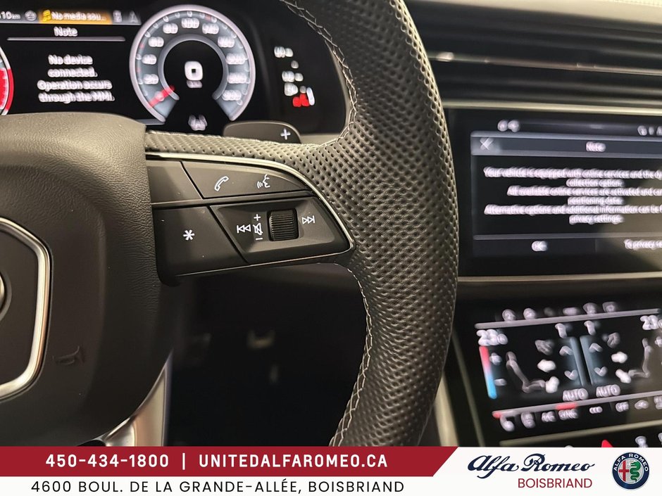 Audi SQ8 ,PNEUS 23P,SPORT EXAUST,INT ROUGE FULL 2025-16