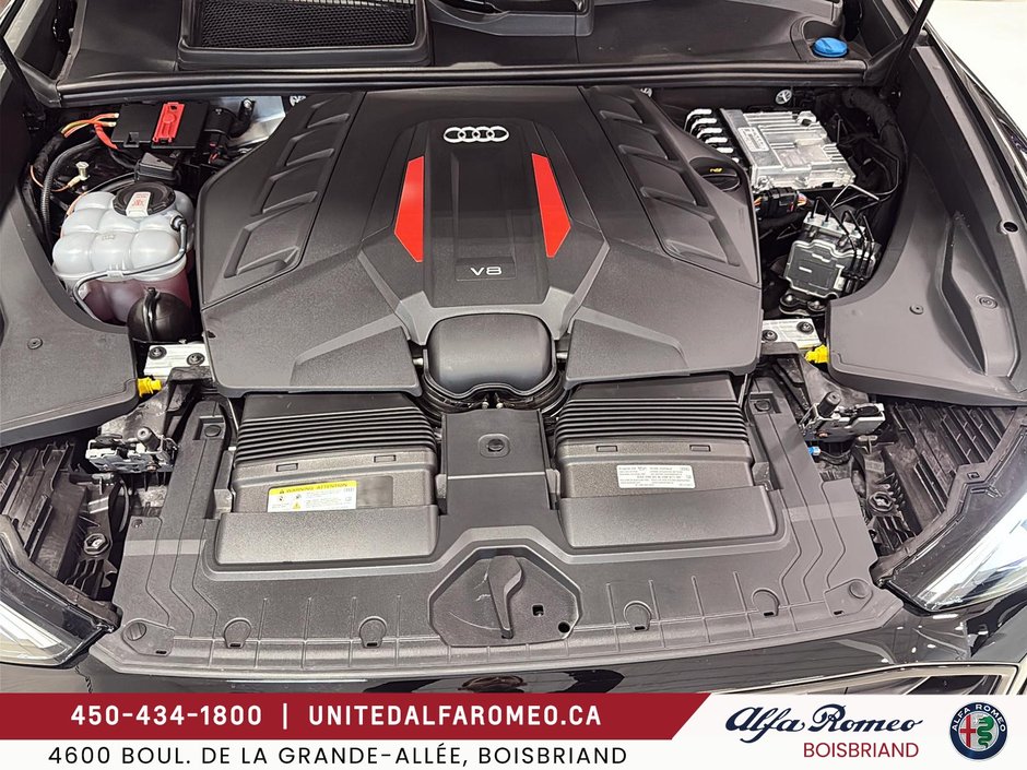 Audi SQ8 ,PNEUS 23P,SPORT EXAUST,INT ROUGE FULL 2025-7