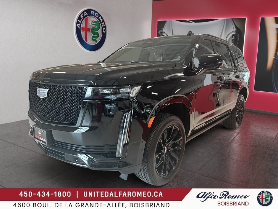 2023 Cadillac Escalade SPORT,MARCHE PIEDS ELEC, TV,HUD ,AIR SUSP,HITCH-0