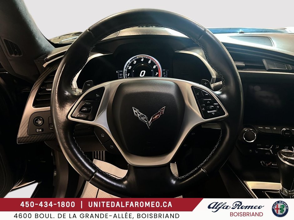 2015 Chevrolet Corvette 3LT,TOIT CARBON,Z51,BAS MILLAGE-12