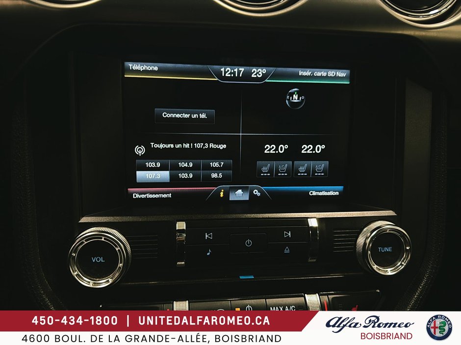 Ford Mustang GT Premium,MANUELLE,CONVERTIBLE,BAS MILLAGE 2015-31