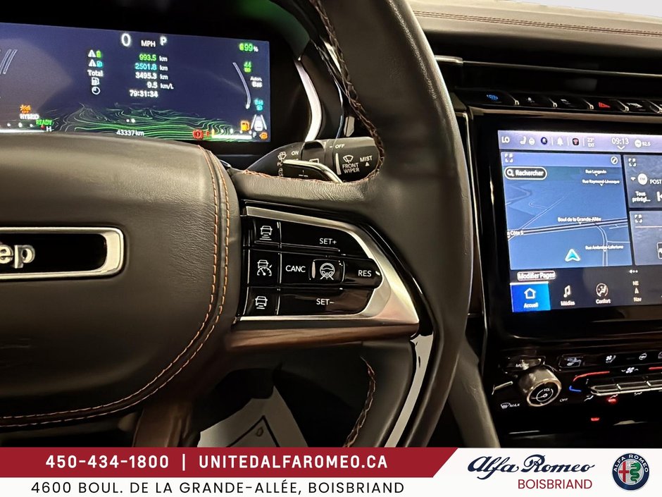 2022 Jeep Grand Cherokee 4xe SUMMIT,HYBRID,ECRAN PASS,FULL TRES PROPRE BAS MILL-13