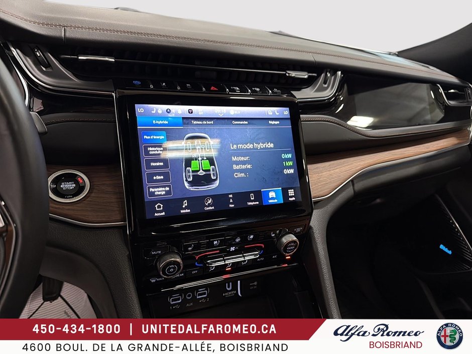 2022 Jeep Grand Cherokee 4xe SUMMIT,HYBRID,ECRAN PASS,FULL TRES PROPRE BAS MILL-19