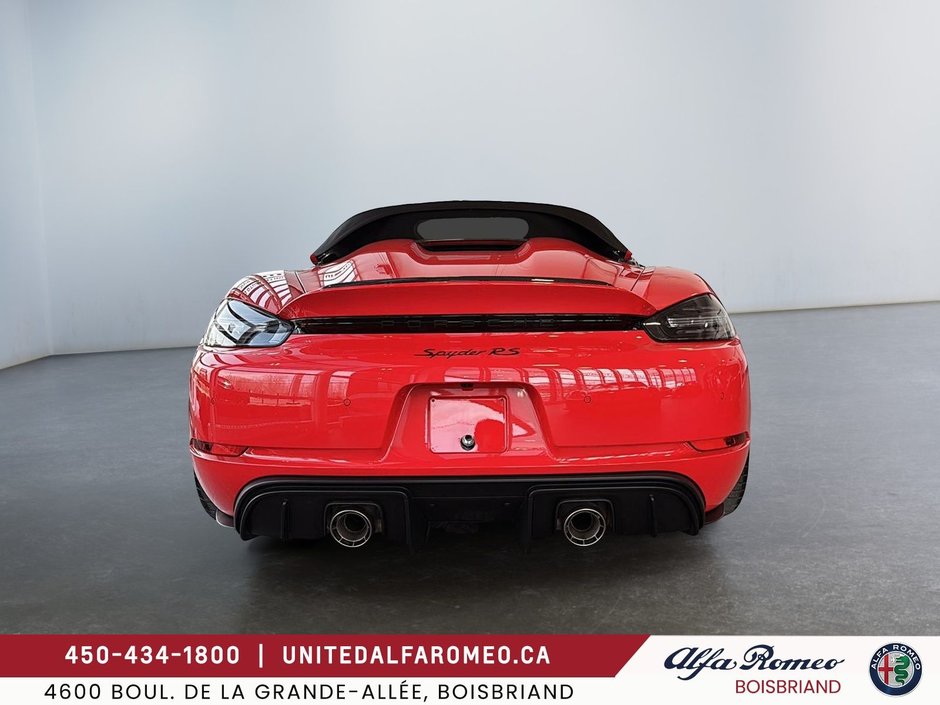 Porsche 718 Spyder RS WEISSACH,CONVERTIBLE 2025-2