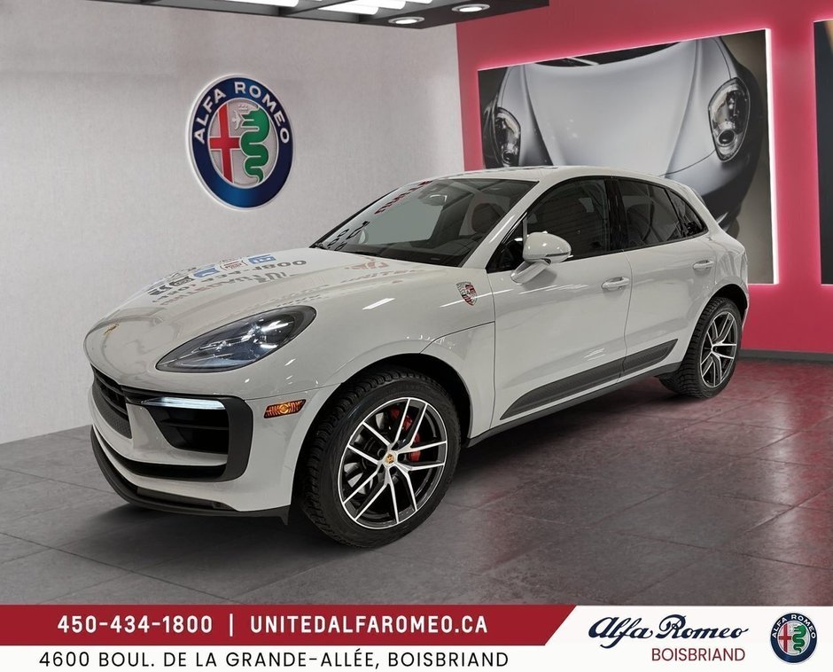 2023 Porsche Macan S AWD,BOSE,PANO, NAVI INT ROUGE LOCATION DISPO-0