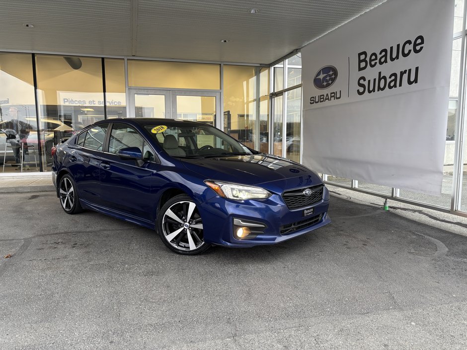 Subaru Impreza 2.0i Sport-tech 4-door Auto w-EyeSight Pkg 2018 à Saint-Georges, Québec