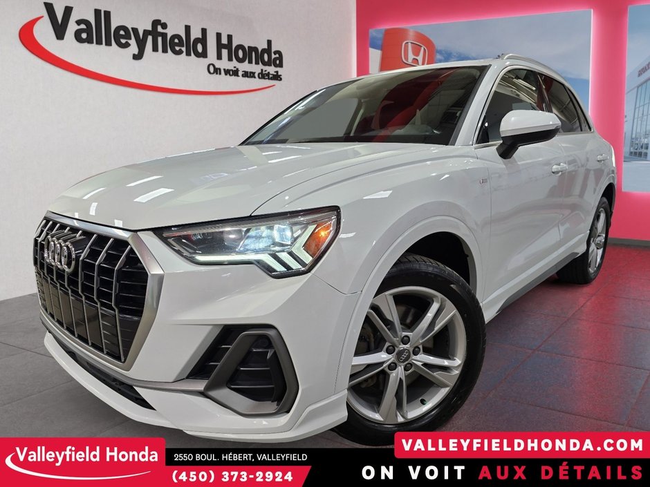 2019 Audi Q3 Progressiv S-LINE CUIR CARPLAY ANDROID AUTO-0