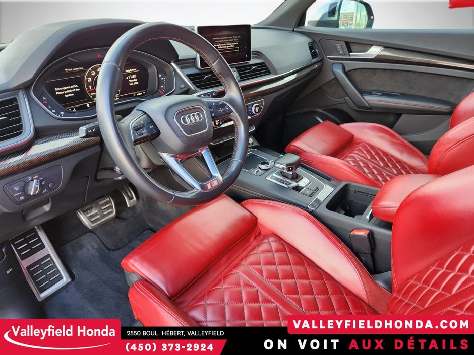 Audi SQ5 Progressiv V6 TURBO CUIR ROUGE TOIT PANORAMIQUE 2020-12