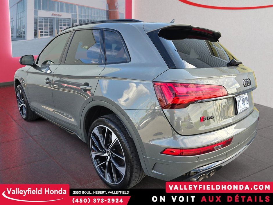 Audi SQ5 Progressiv 349 HP CUIR ROUGE TOIT PANORAMIQUE GPS 2023-7