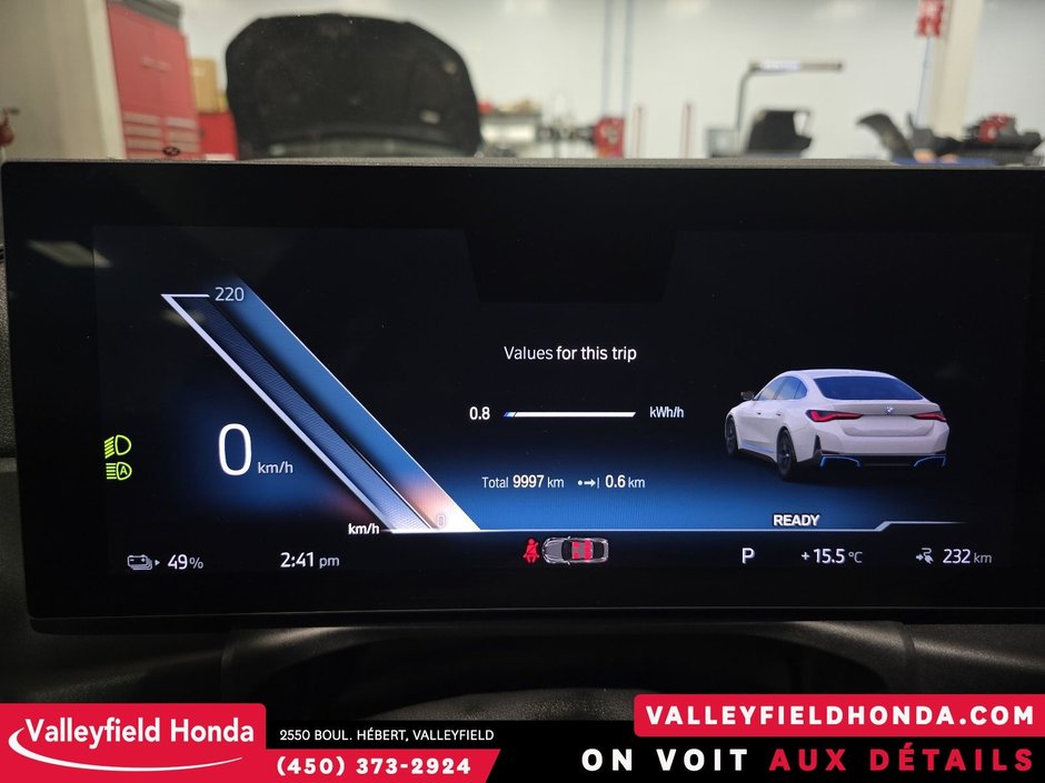BMW I4 EDrive40 580KM AUTONOMIE CUIR TOIT OUVRANT MAGS 2023-30