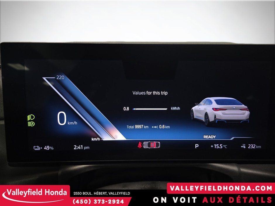 BMW I4 EDrive40 580KM AUTONOMIE CUIR TOIT OUVRANT MAGS 2023-24