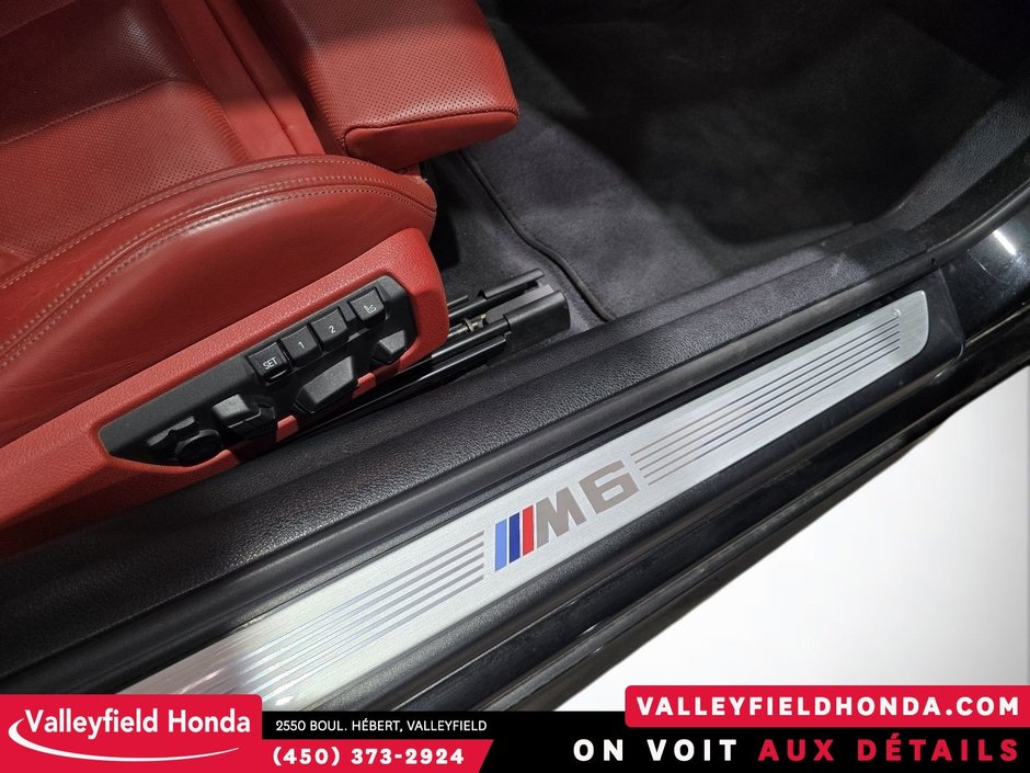 2016 BMW M6 CONVERTIBLE - RARE ET TRÈS BAS KM IMPECCABLE-5