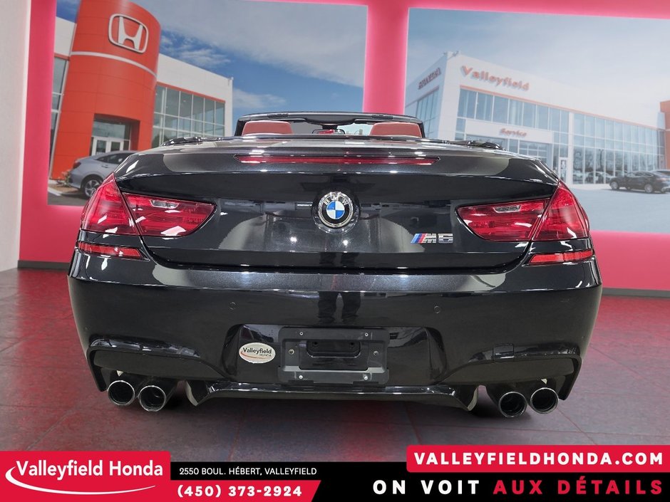 2016 BMW M6 CONVERTIBLE - RARE ET TRÈS BAS KM IMPECCABLE-8