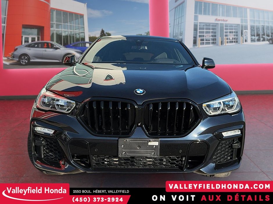 BMW X6 M50i 523HP V8 TWIN TURBO CUIR TOIT PANO MAGS 22PO 2021-1