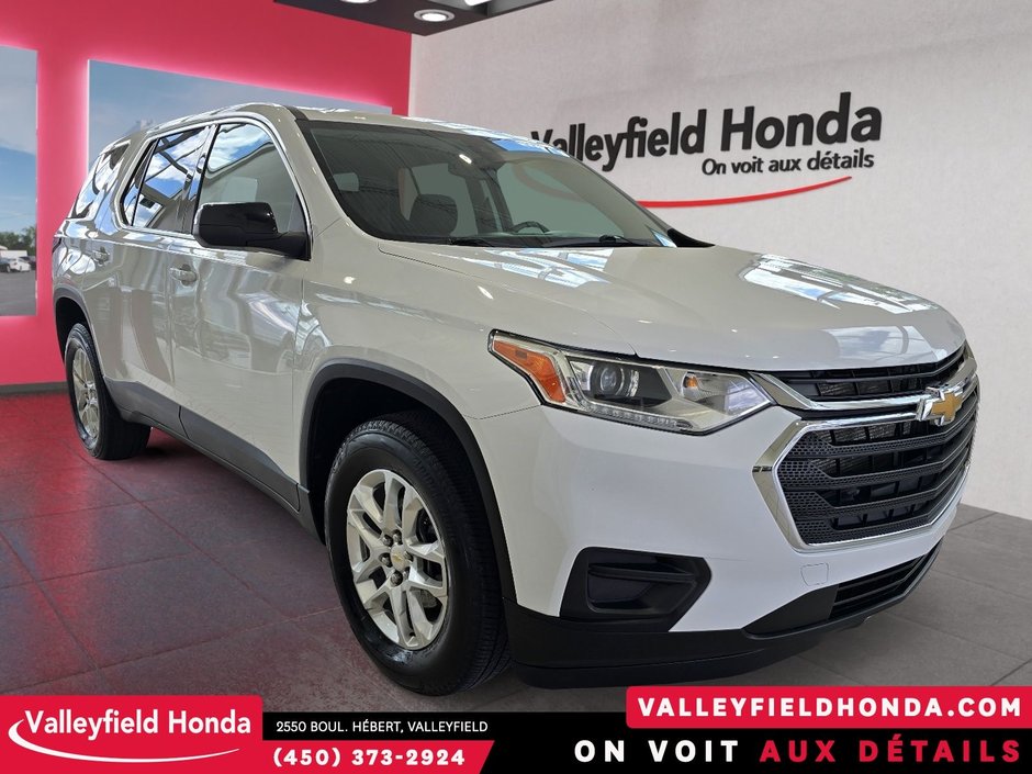 2021 Chevrolet Traverse LS AWD CARPLAY ANDROID AUTO SIÈGE ELECTRIQUE-2