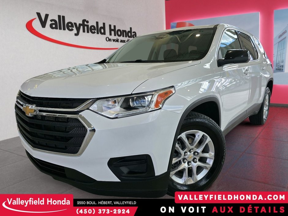 2021 Chevrolet Traverse LS AWD CARPLAY ANDROID AUTO SIÈGE ELECTRIQUE-0