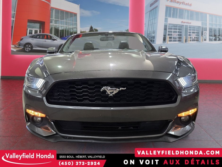 2015 Ford Mustang EcoBoost Premium 310 HP DECAPOTABLE CUIR MAGS-1