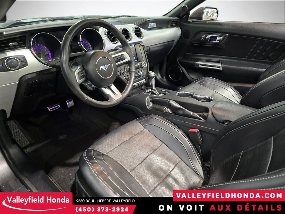 2015 Ford Mustang EcoBoost Premium 310 HP DECAPOTABLE CUIR MAGS-13